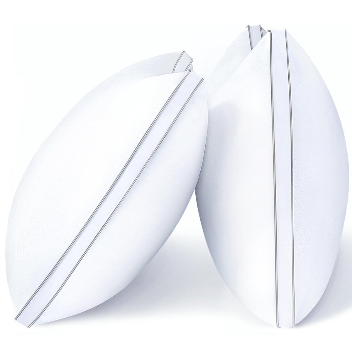 viewstar Bed Pillows Queen Size 2 Pack, Firm Support Gusseted Side Sleeper Hotel Pillow for Back and Stomach Sleeping, White 🍁 All In One Marketplace Canada