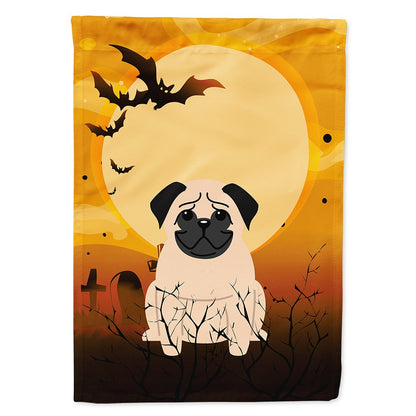 Caroline's Treasures BB4274CHF Halloween Pug Fawn Canvas House Size Flag, Large, Multicolor