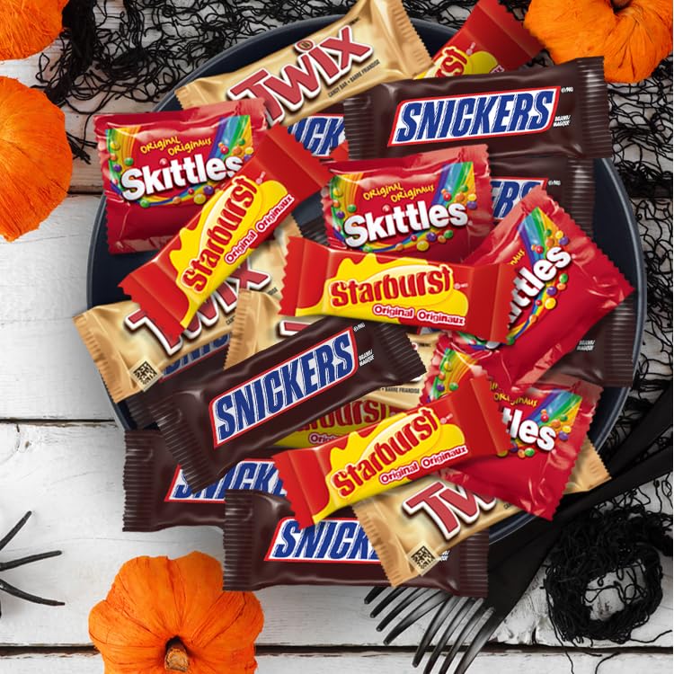 MARS, Halloween Chocolate and Candy Fun Size Mixed Pack, 105 count
