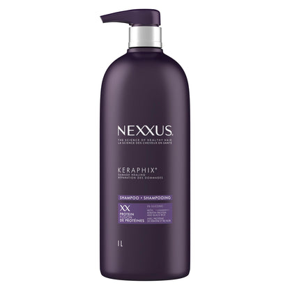 Nexxus Keraphix Damage Healing Shampoo with ProteinFusion Pump, 1L 🍁 All In One Marketplace Canada
