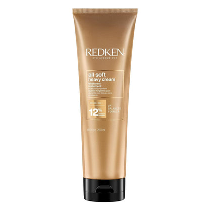 Redken All Soft Heavy Cream Deep Conditioning Hair Mask For Dry, Brittle Hair, Moisturizing Treatment With Argan Oil For Intense Softness, Shine And Smoothness, 250ml 🍁 All In One Marketplace Canada