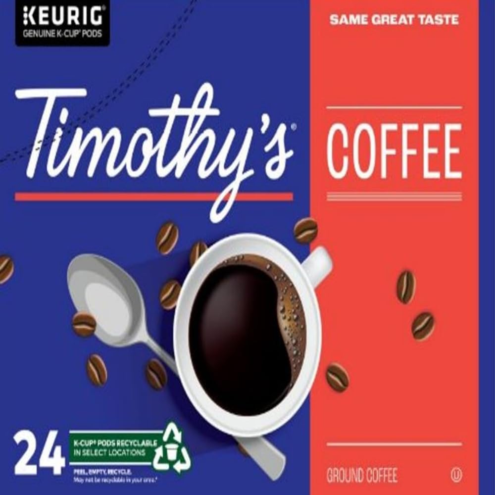 Timothy's Breakfast Blend K-Cup Coffee Pods, 24 Count For Keurig Coffee Makers 🍁 All In One Marketplace Canada