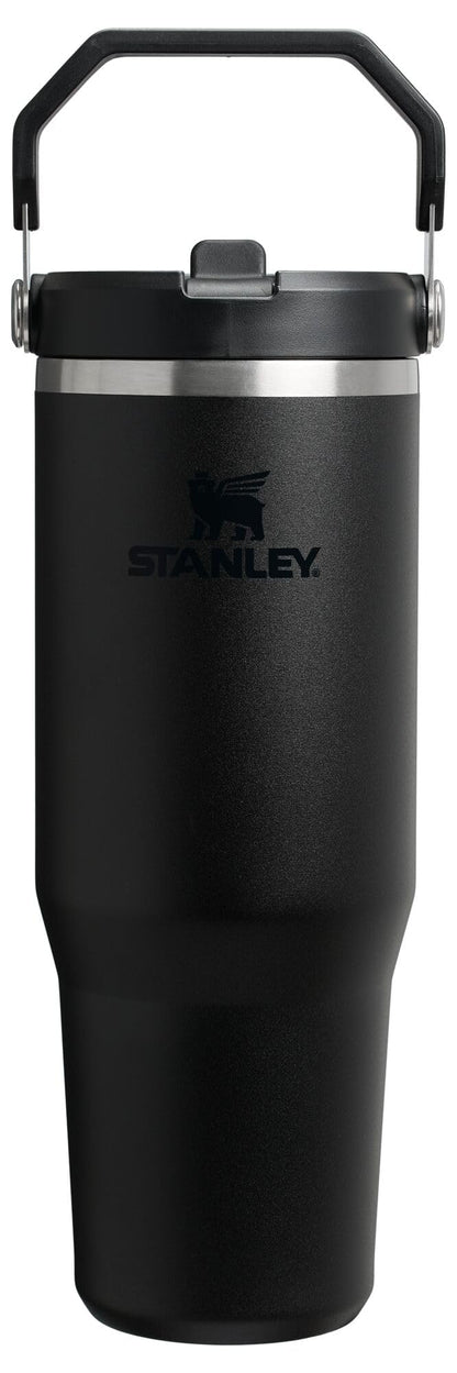 STANLEY IceFlow 2.0 Flip Straw Tumbler with Handle 30 oz | Twist On Lid and Flip Up Straw | Leak Resistant Water Bottle | Insulated Stainless Steel | BPA-Free | Black 2.0 🍁 All In One Marketplace Canada