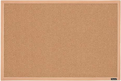 Quartet Natural Cork Bulletin Board, 35" x 23", Wood Finish MDF Frame, Self-healing Cork (2642638035) 🍁 All In One Marketplace Canada