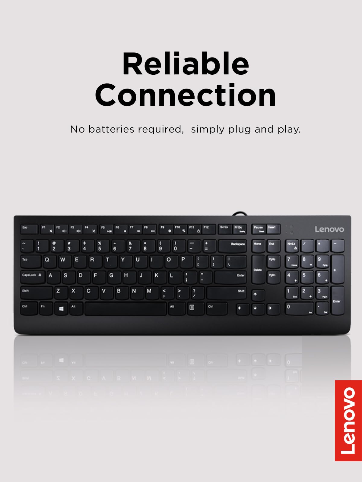 Lenovo 300 USB Wired Keyboard, Black 🍁 All In One Marketplace Canada