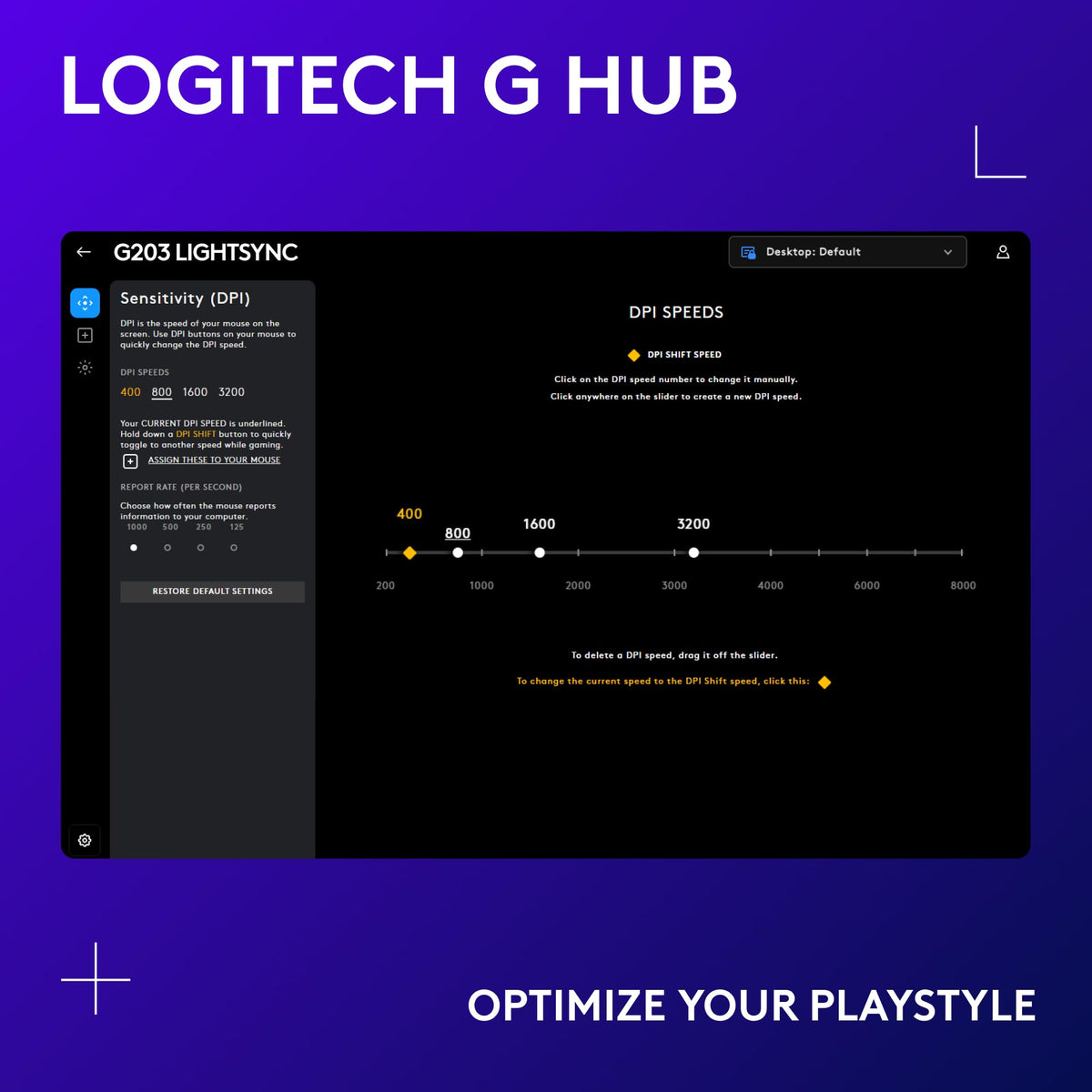 Logitech G203 Wired Gaming Mouse - Lilac 🍁 All In One Marketplace Canada