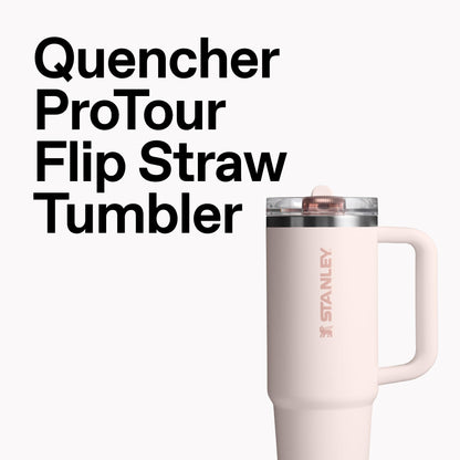 Stanley Quencher ProTour Flip Straw Tumbler with Leakproof Lid 40 oz | Built-in Straw and Handle | Cup Holder Compatible for Travel | Insulated Stainless Steel Cup | BPA-Free | Black 2.0 🍁 All In One Marketplace Canada