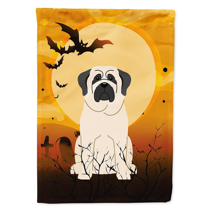 Caroline's Treasures BB4283CHF Halloween Mastiff White Canvas House Size Flag, Large, Multicolor