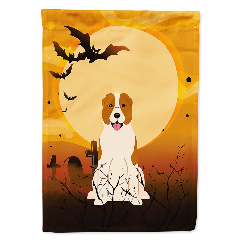 Caroline's Treasures BB4315CHF Halloween Central Asian Shepherd Dog Flag Canvas House Size, Large, Multicolor