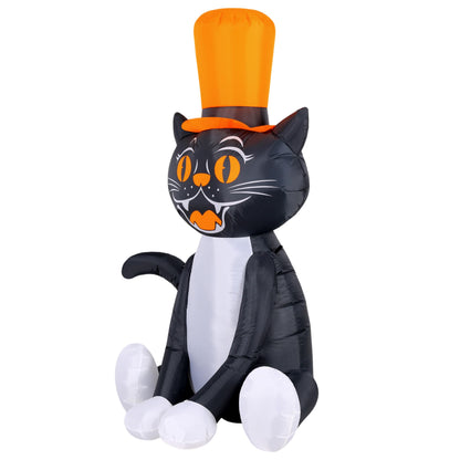 Occasions Halloween 5 Foot Inflatable Black Cat with Top Hat