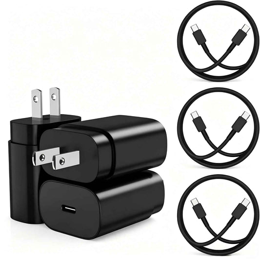 25W USBC Charger for Samsung Galaxy Super Fast Charging, 6+6+10FT Type C Cable Cord Fast Charge 3Pack& Android Phone Charger Block for Galaxy S26 S25 S24 S23 S22 S21 S20 S10 Note20/10 (Ultra,Plus,FE) 🍁 All In One Marketplace Canada