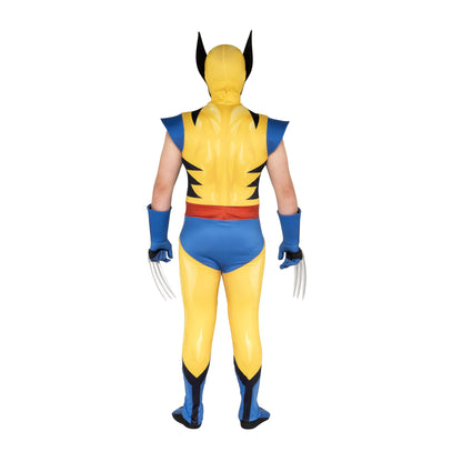 MARVEL Wolverine Official Adult Deluxe Zentai Halloween Costume - (L)