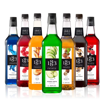 Maison Routin 1883 Vanilla Syrup, Pet Bottle 1000 Milliliter