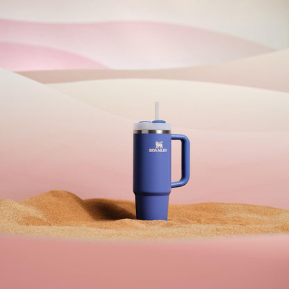 Stanley Quencher H2.0 Tumbler with Handle and Straw 30 oz | Flowstate 3-Position Lid | Cup Holder Compatible for Travel | Insulated Stainless Steel Cup | BPA-Free | Exclusive Lupine 🍁 All In One Marketplace Canada