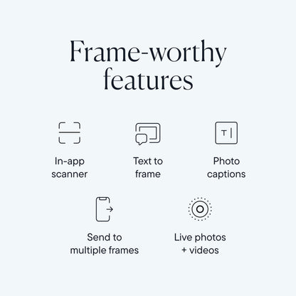 Aura Carver WiFi Digital Picture Frame | The Best Digital Frame for Gifting | Send Photos from Your Phone | Quick, Easy Setup in Aura App | Free Unlimited Storage | Gravel with White Mat 🍁 All In One Marketplace Canada