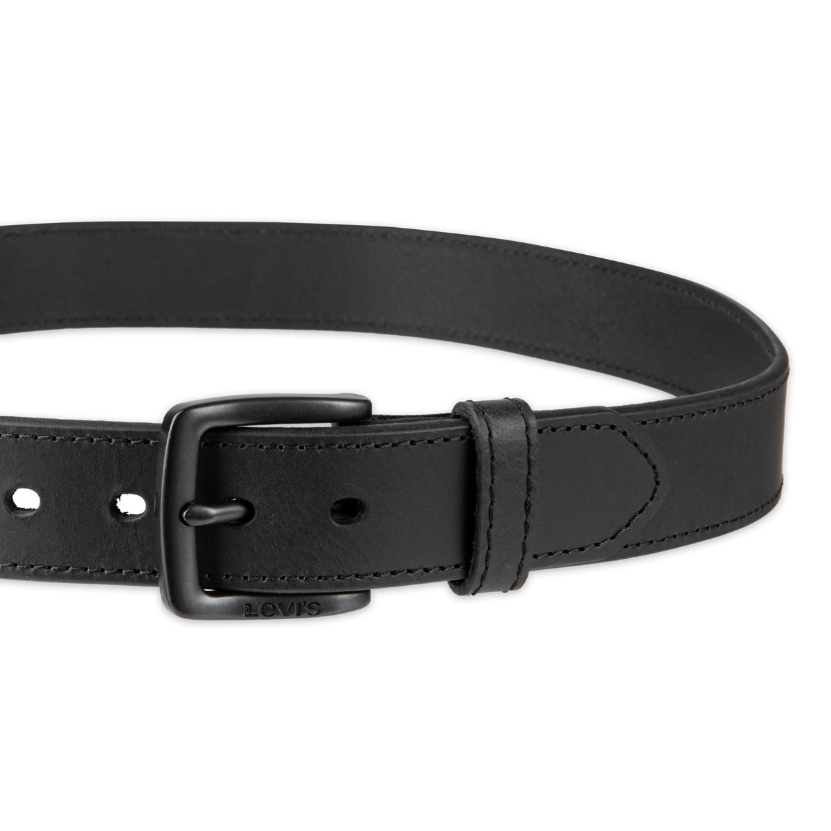Levi's Casual Belt-Dress for Men Jeans with Thick Strap and Buckle, Matte black, Extra-Large (42-44) 🍁 All In One Marketplace Canada