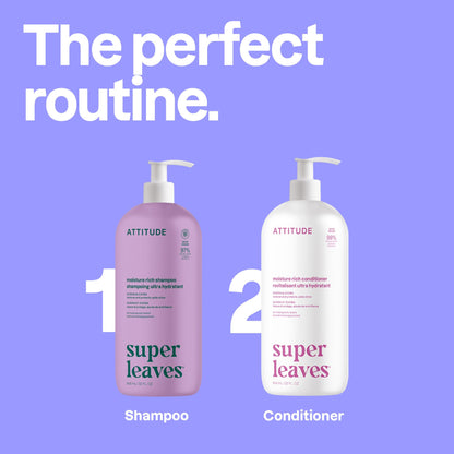 ATTITUDE Moisture Rich Hair Shampoo, Made in Canada, EWG Verified, For Dry and Damaged Hair, Naturally Derived Ingredients, Vegan and Plant Based, Quinoa and Jojoba, 946 mL 🍁 All In One Marketplace Canada