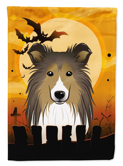 Caroline's Treasures BB1800GF Halloween Sheltie Flag Garden Size, Small, Multicolor