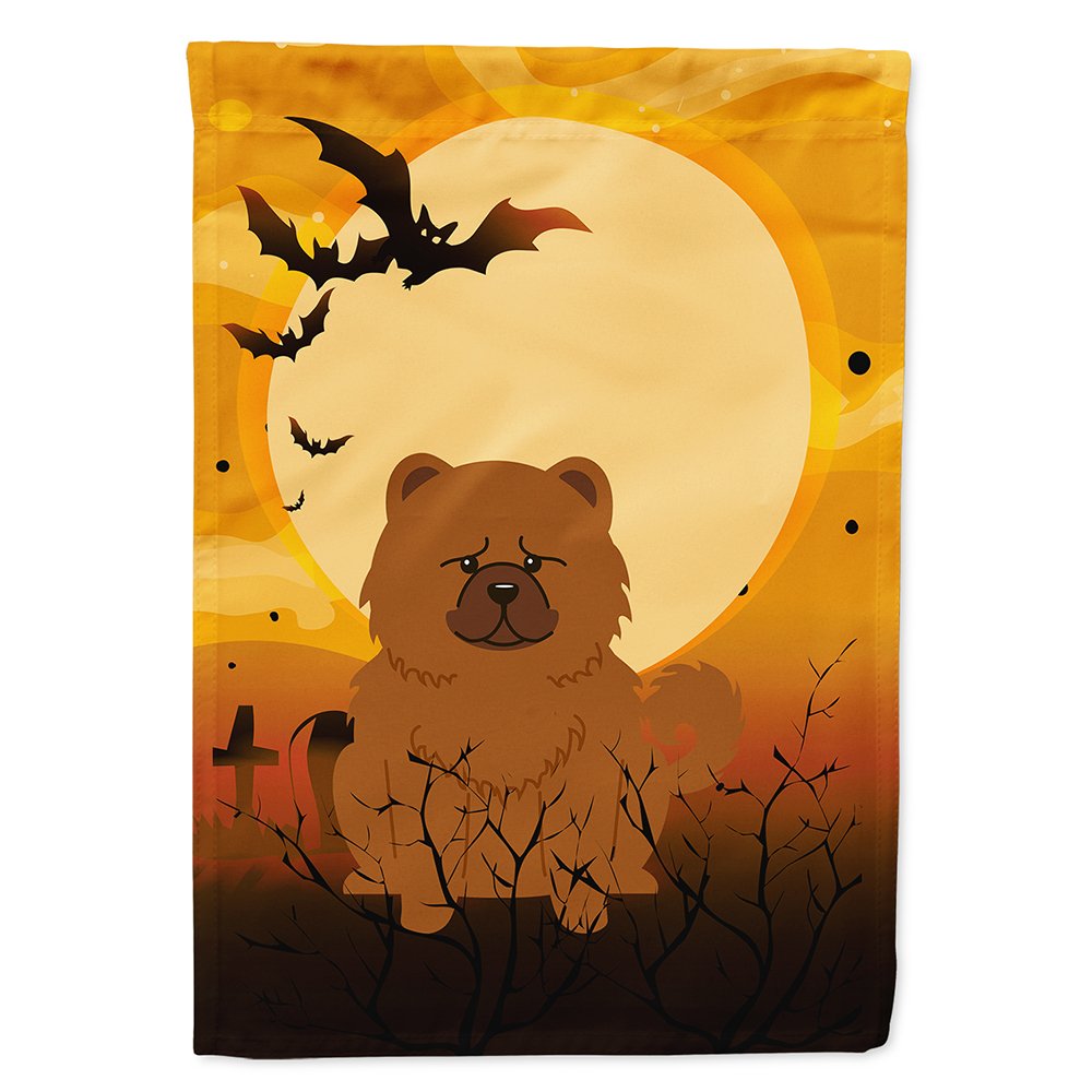 Caroline's Treasures BB4408CHF Halloween Chow Chow Red Canvas House Size Flag, Large, Multicolor