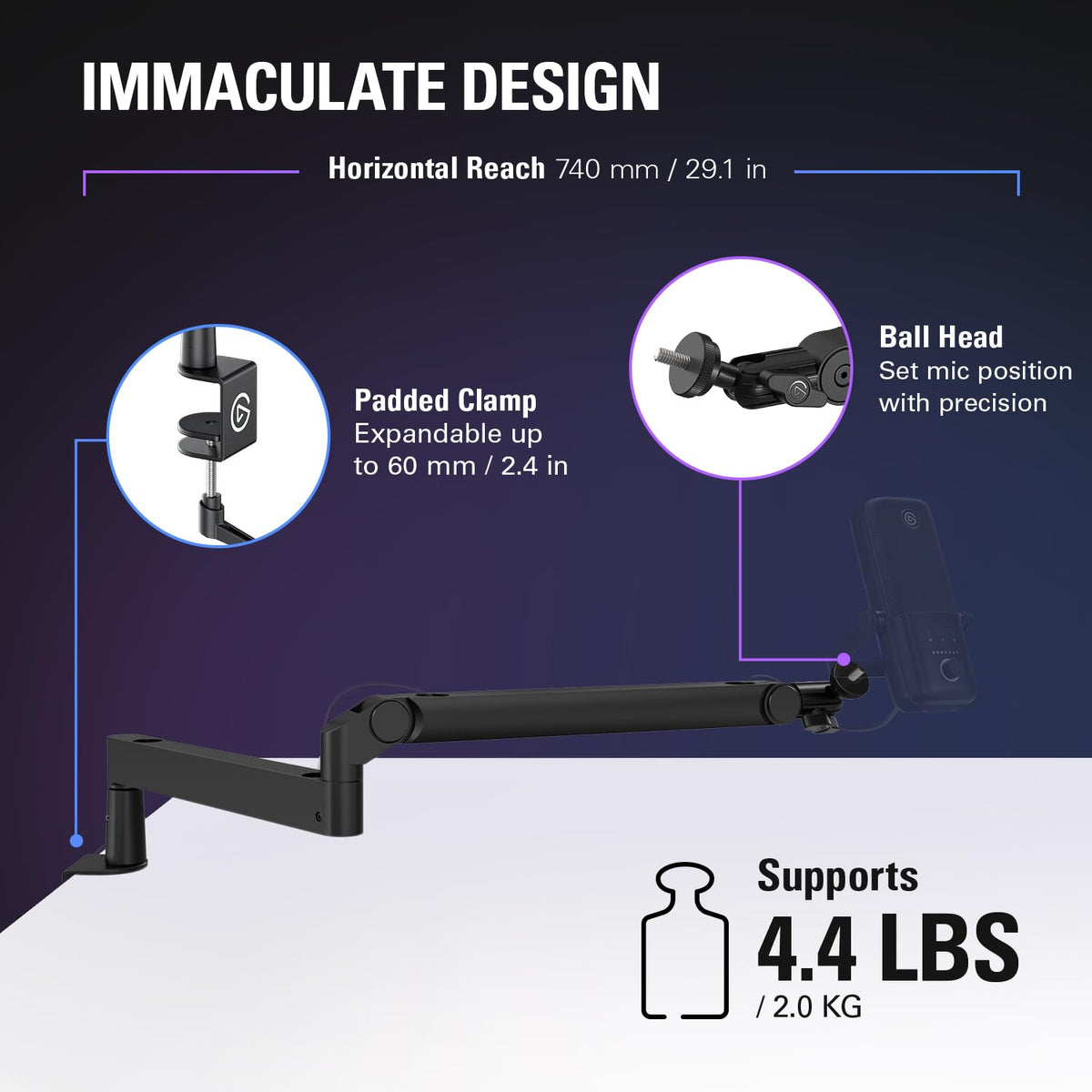 Elgato Wave Mic Arm Low Profile Microphone Boom Arm 🍁 All In One Marketplace Canada
