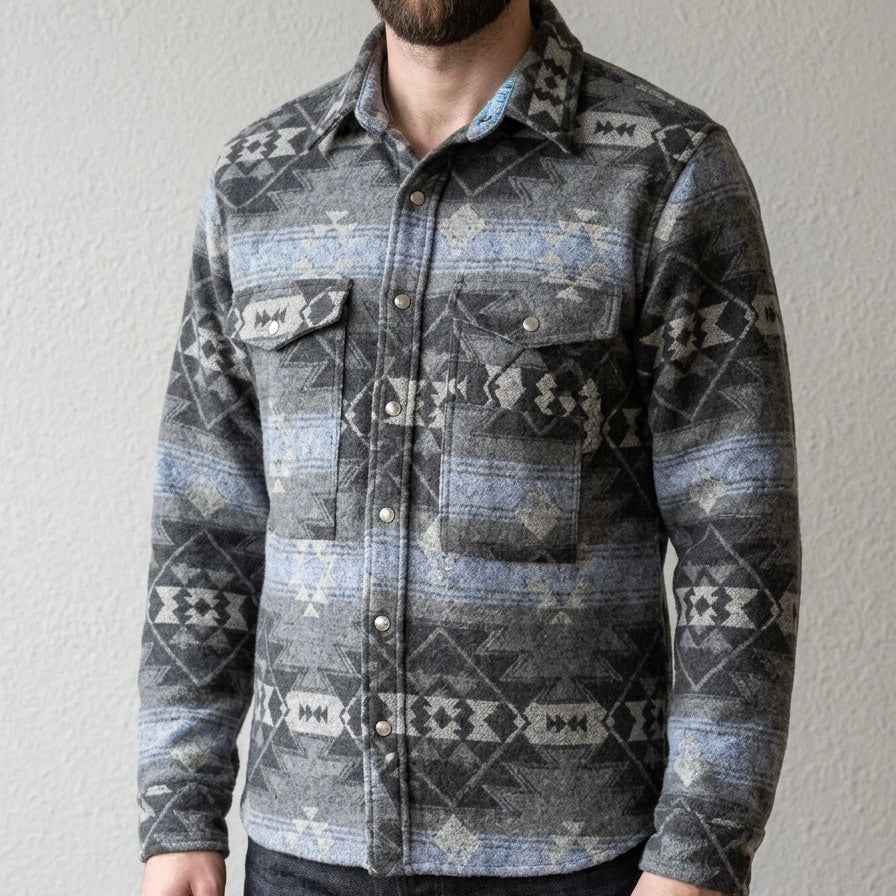 Grey and Blue Grand Canyon Jacket (unisex)