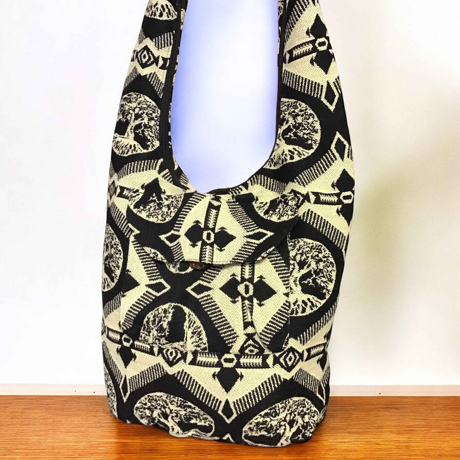 OLDTRIBES™ Black   Tree of live Crossbody Bag