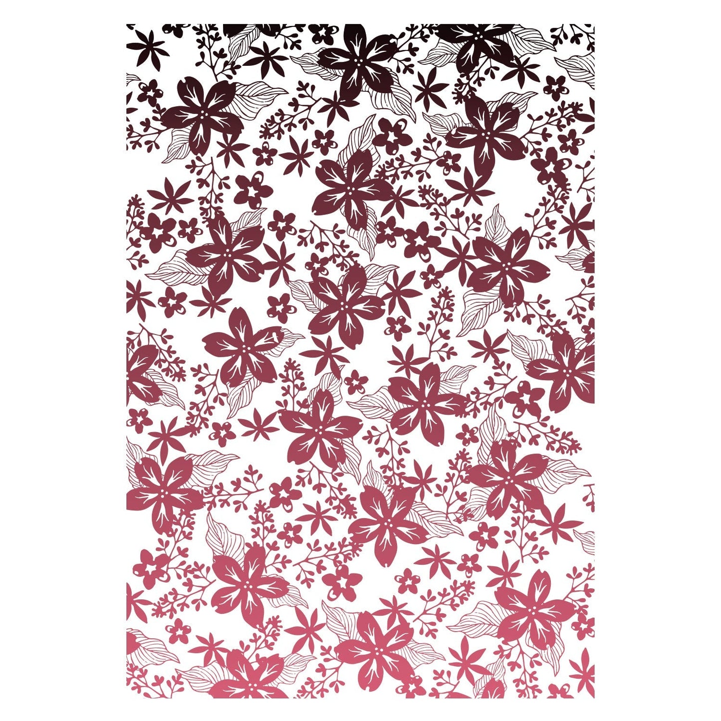 Sizzix Clear Stamp Set Cosmopolitan, Petals by Stacey Park
