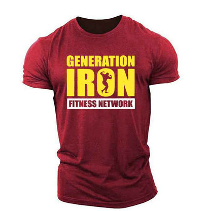 Fashion Personality Fitness Vest for Men – Casual Printed Gym T-Shirt