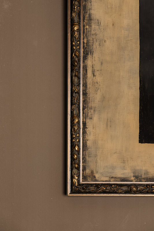 L'ESSENCE DU NOIR, CADRE VINTAGE BRONZE