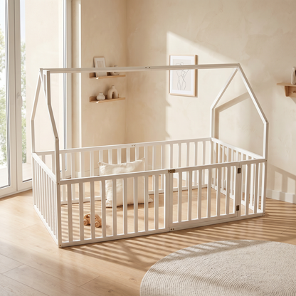 KAI HOUSE BED WITH HIGH RAILINGS