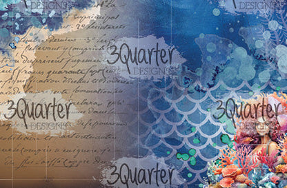 3Quarter Designs Poseidon's Kingdom 6x4 Card Pack