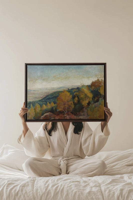 AMBER HILLS, Mischtechnik auf Leinwand