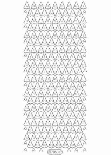 Deco Stickers -  Christmas Tree Alphabet