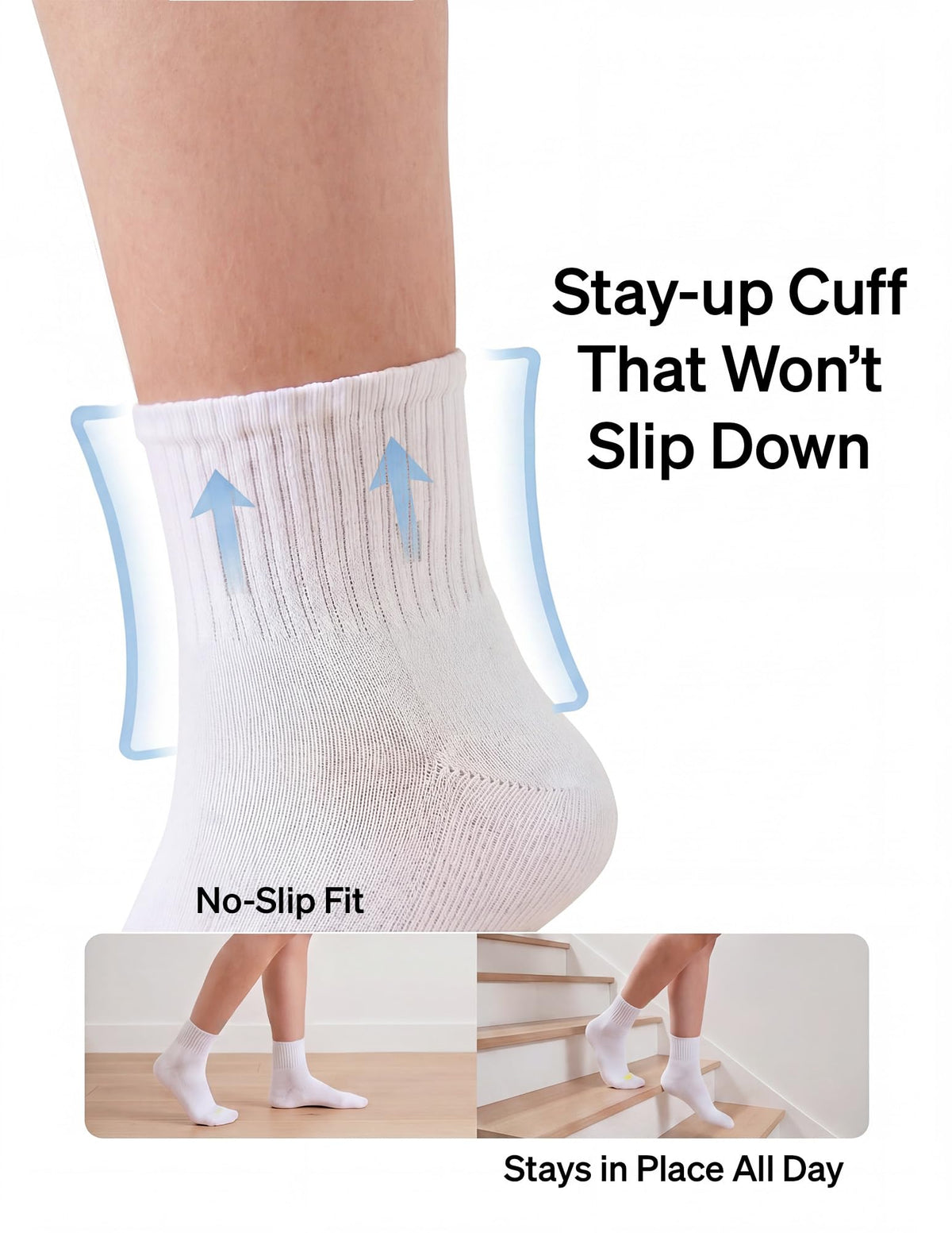 Hue Women's Mini Crew Sock 6 Pair Pack, Black - 6 Pair Pack, One Size 🍁 All In One Marketplace Canada