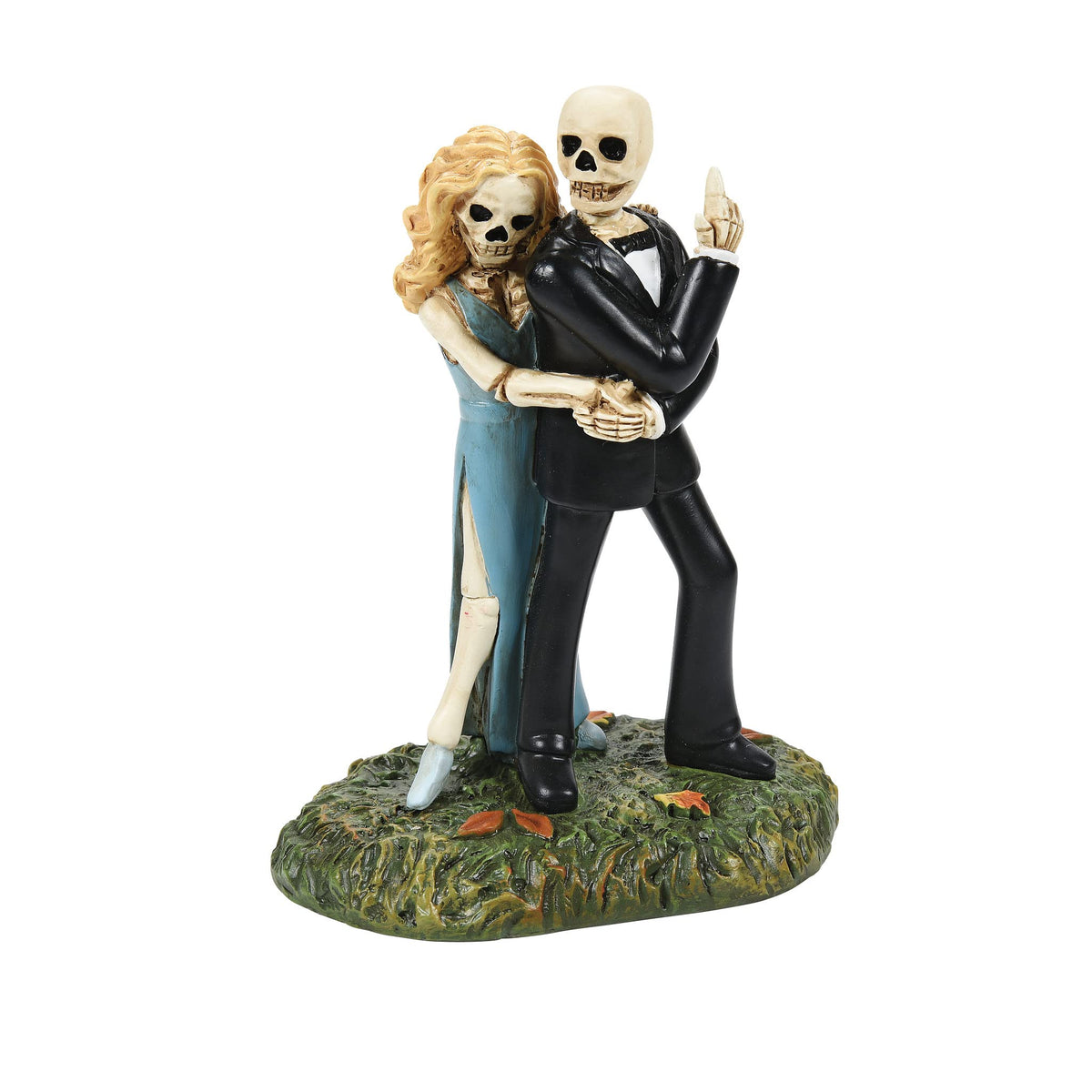 Department 56 Village Halloween Accessories James Bone Skeleton Spy Figurine, 3.375 Inch, Multicolor