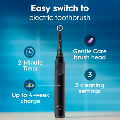 Oral-B iO2 Electric Toothbrush, for an Easy Switch to Electric, Pure White, Rechargeable Electric Toothbrushes, iO Series 2 Limited with 1 Power Toothbrush, 1 Brush Head, and 1 Travel Case 🍁 All In One Marketplace Canada