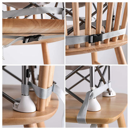 PandaEar Portable Baby Seat Travel Chair| Compact Fold with Straps for Indoor/Outdoor Use| Great for Camping, Beach, Lawn |Toddlers, Kids, Boys, Girls (Neural Seat) 🍁 All In One Marketplace Canada