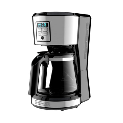 BLACK + DECKER 12 Cup Programmable Coffee Maker in Stainless Steel, CM1231SC 🍁 All In One Marketplace Canada