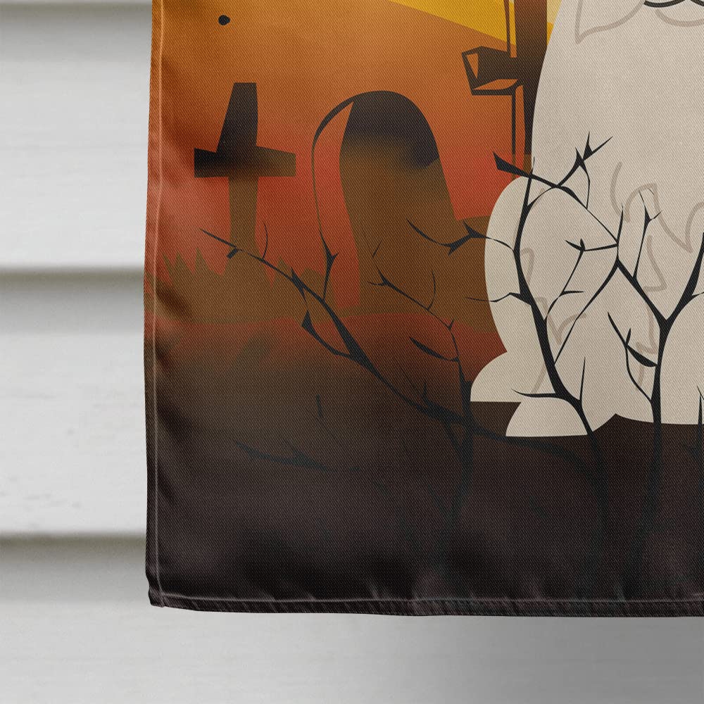 Caroline's Treasures BB4308CHF Halloween Westie Flag Canvas House Size, Large, Multicolor