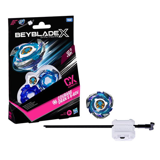 Beyblade X Courage Dran S 6-60V CX Starter Pack Set, Attack Type Top and Launcher; Authentic Takara Tomy Battle Tops Games, Toys for Boys and Girls 8+ 🍁 All In One Marketplace Canada