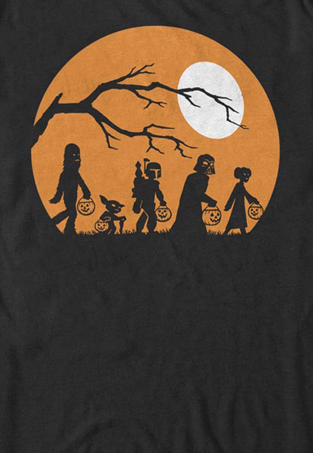 Star Wars Licensed Halloween The Haunt Men's Tee, Black, Large