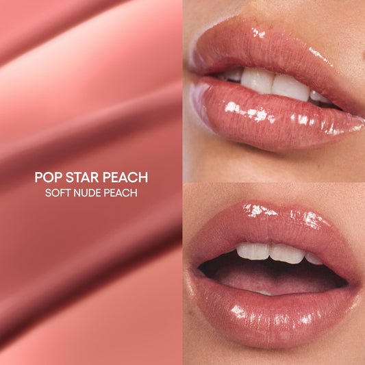 LANEIGE JuicePop Box Lip Tint: 12‑HR Hydrating Lightweight Stain with Buildable Juicy Color & Nourishing Shine, a K‑Beauty Lip Essential for Long‑Lasting Comfort, Pop-Star Peach 🍁 All In One Marketplace Canada