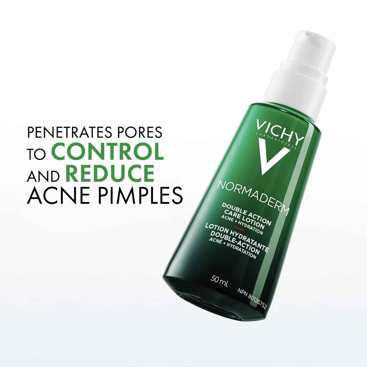Vichy Face Cream for Acne-Prone Skin, Normaderm Double-Action Anti-Acne Face Moisturizer with Salicylic Acid, Oil-Free, Non-Comedogenic, Hypoallergenic, & Paraben-Free, 50mL 🍁 All In One Marketplace Canada