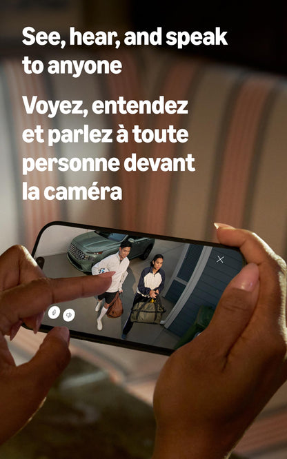 Ring Spotlight Cam Plus, Battery | Two-Way Talk, Colour Night Vision, and Security Siren - White 🍁 All In One Marketplace Canada