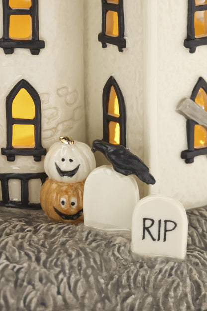 Lenox Vintage Halloween Light-Up Manor Figurine