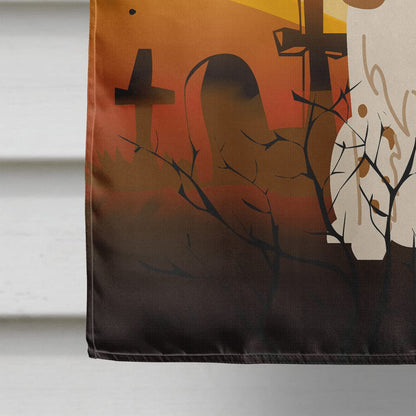 Caroline's Treasures BB4297CHF Halloween Russian Spaniel Flag Canvas House Size, Large, Multicolor