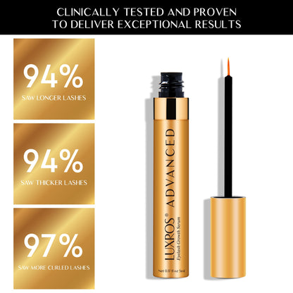 LUXROS Eyelash Serum 5 mL, Eyelash Enhancer Serum for Longer, Thicker Healthier Lashes, Made in USA, 5mL 6 Month Supply 🍁 All In One Marketplace Canada