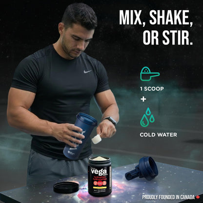 Vega Sport Hydration Electrolyte Powder, Plant Based for Fast Post Workout Hydration – Sugar-Free Lemon Lime, 40 Servings, 168 grams 🍁 All In One Marketplace Canada