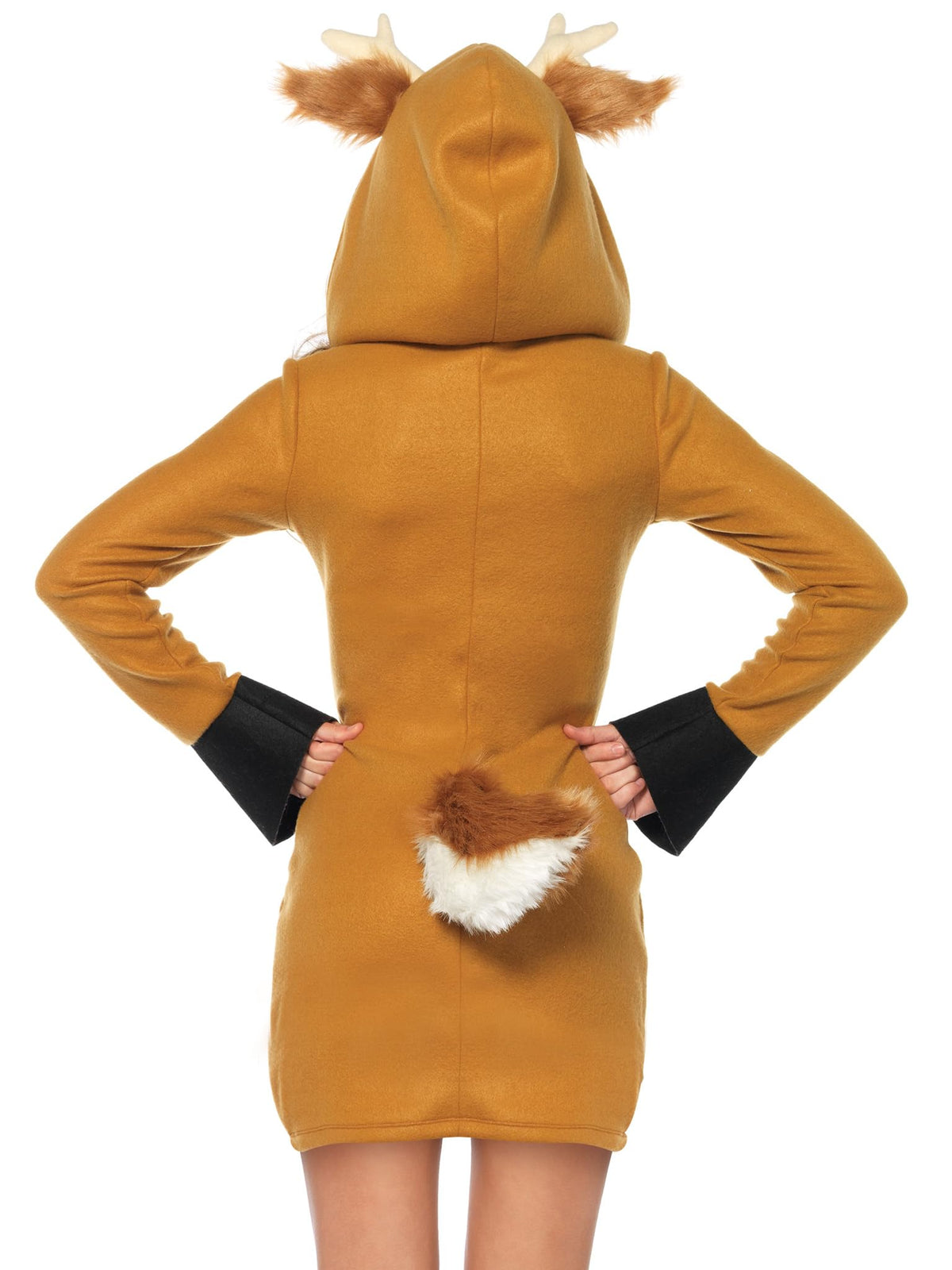 Leg Avenue Women's Hooded Cozy Fawn Halloween Costume, Multi, X-Large