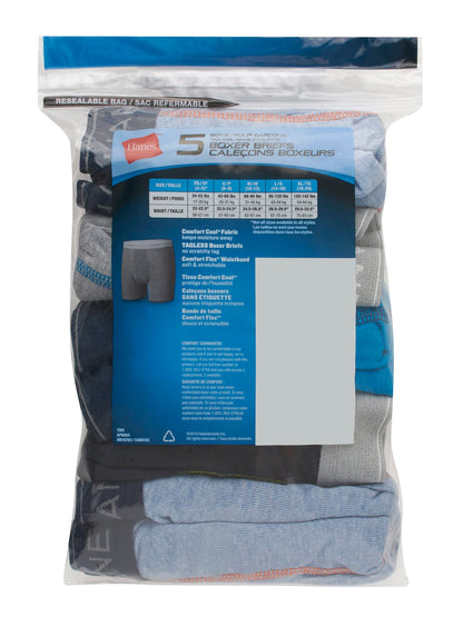 Hanes boys 5 Pack Breathable Boxer Briefs, Assorted, Medium US 🍁 All In One Marketplace Canada